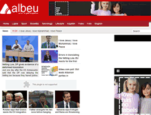 Tablet Screenshot of english.albeu.com